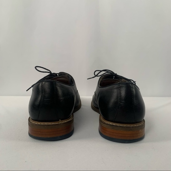 Aston Grey‎ Leu Leather Lace Up Oxford in Black Size 12 - Picture 7 of 8